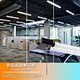 Worbest AC100V 40W 4000lm 省エネ LED ペンダントライト なリンク可能なledショップライト黒長方形ショップライトトライア